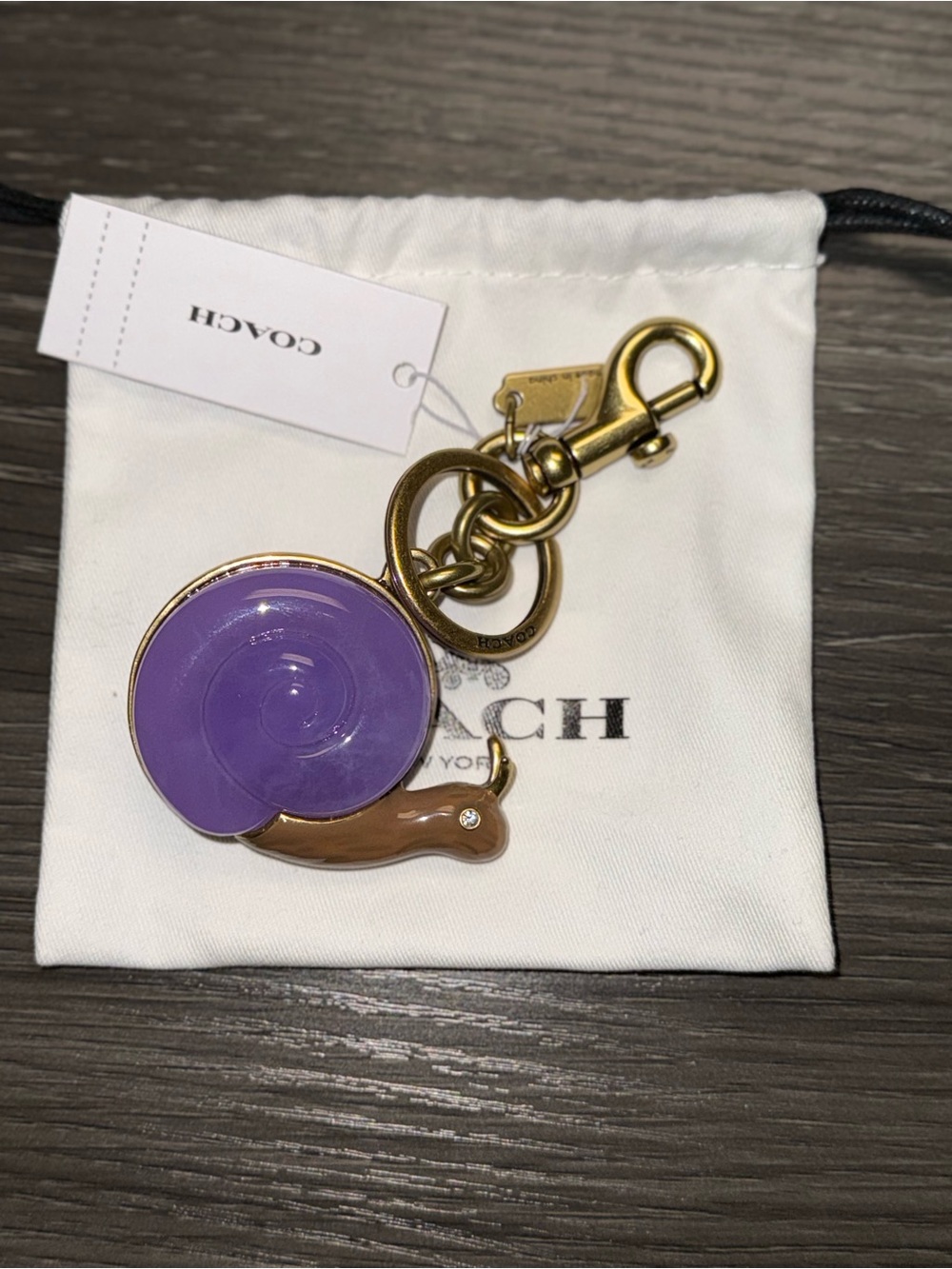 Coach Snail Bag Charm - Picture 6 of 7